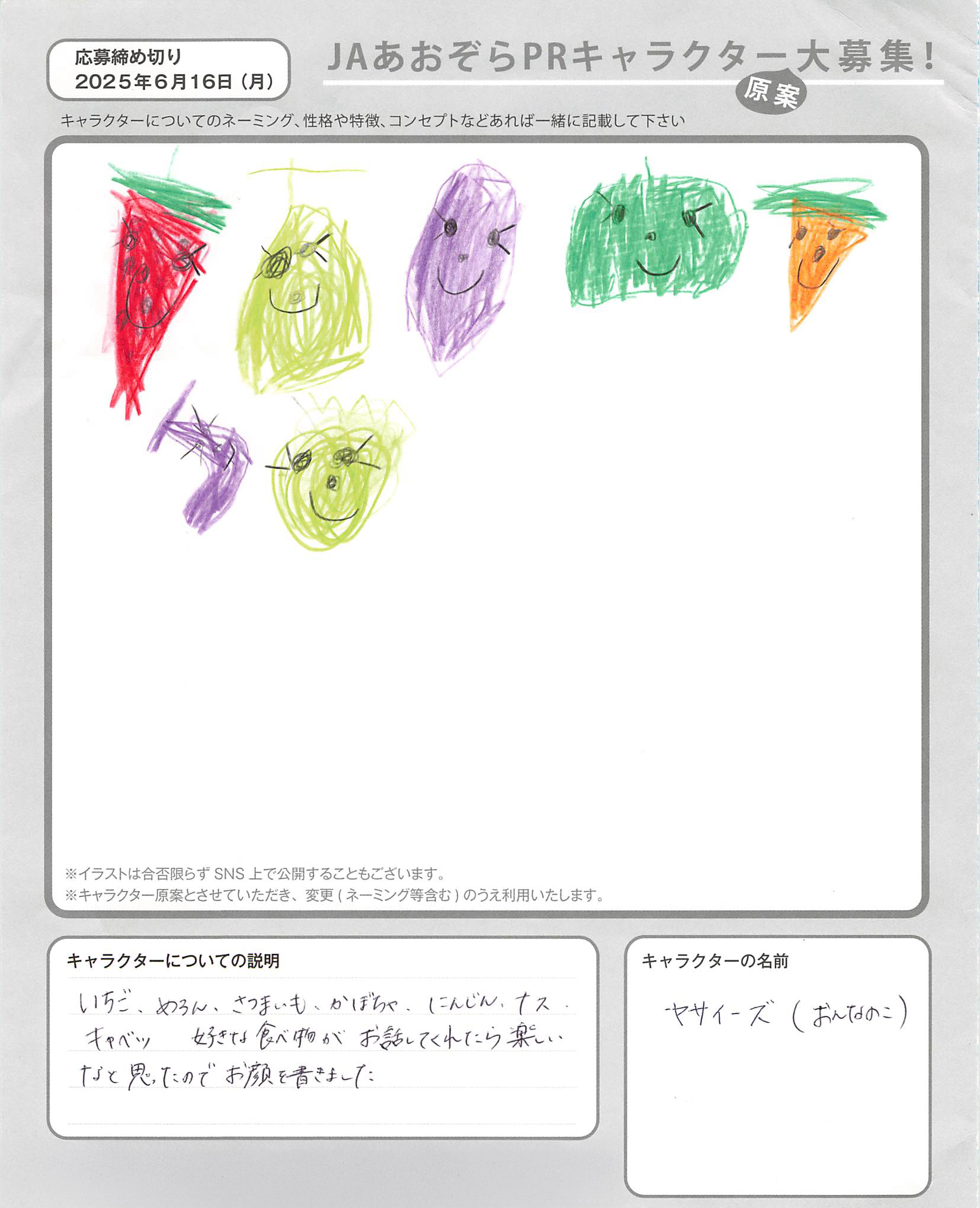 JAあおぞらPRキャラクター